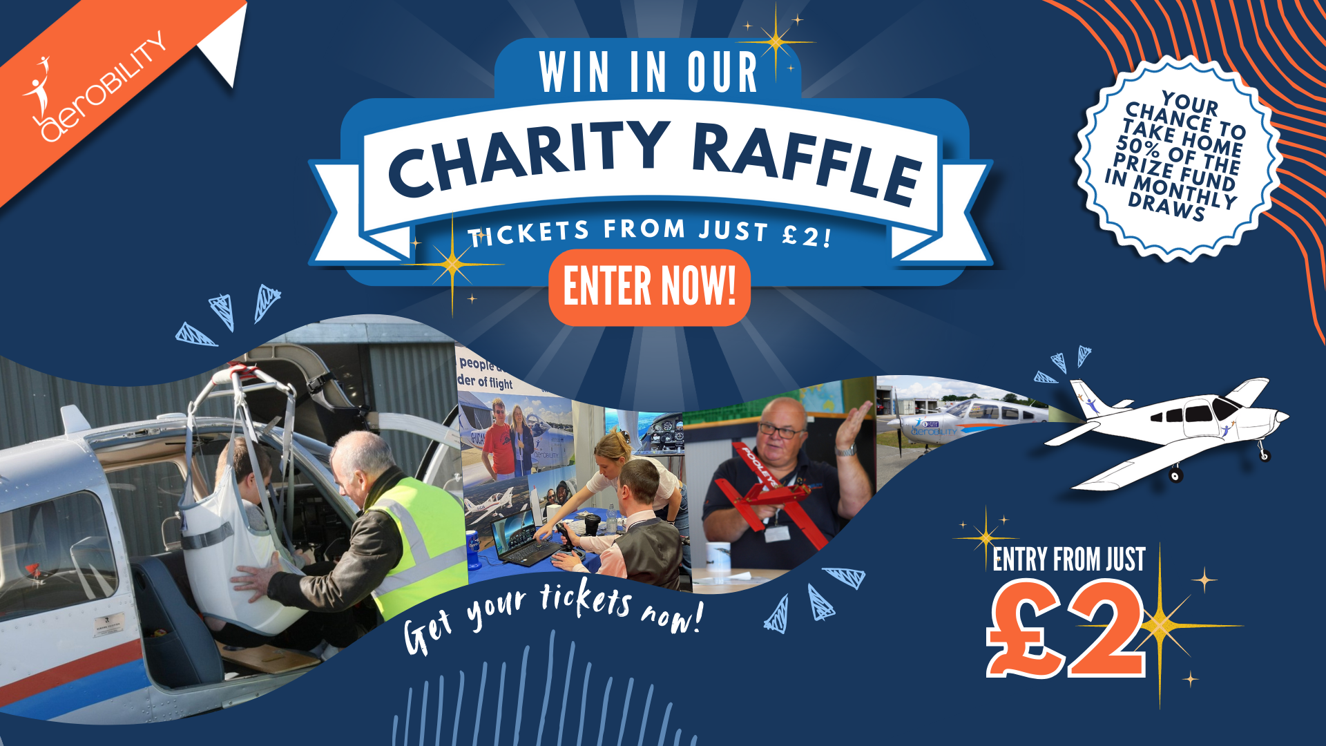 Aviation Raffles Aerobility 50/50 Raffle | Powered by Givergy