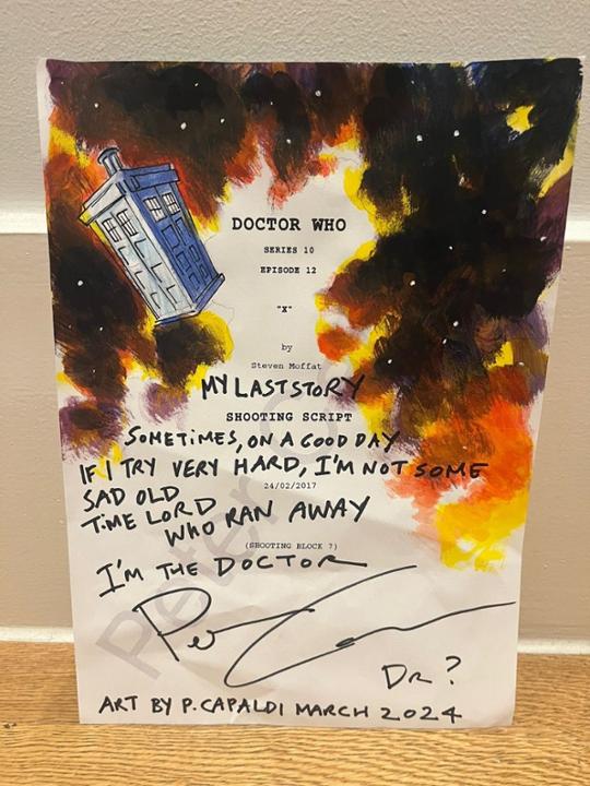 Cinema for Gaza | <strong>*Signed DOCTOR WHO shooting script