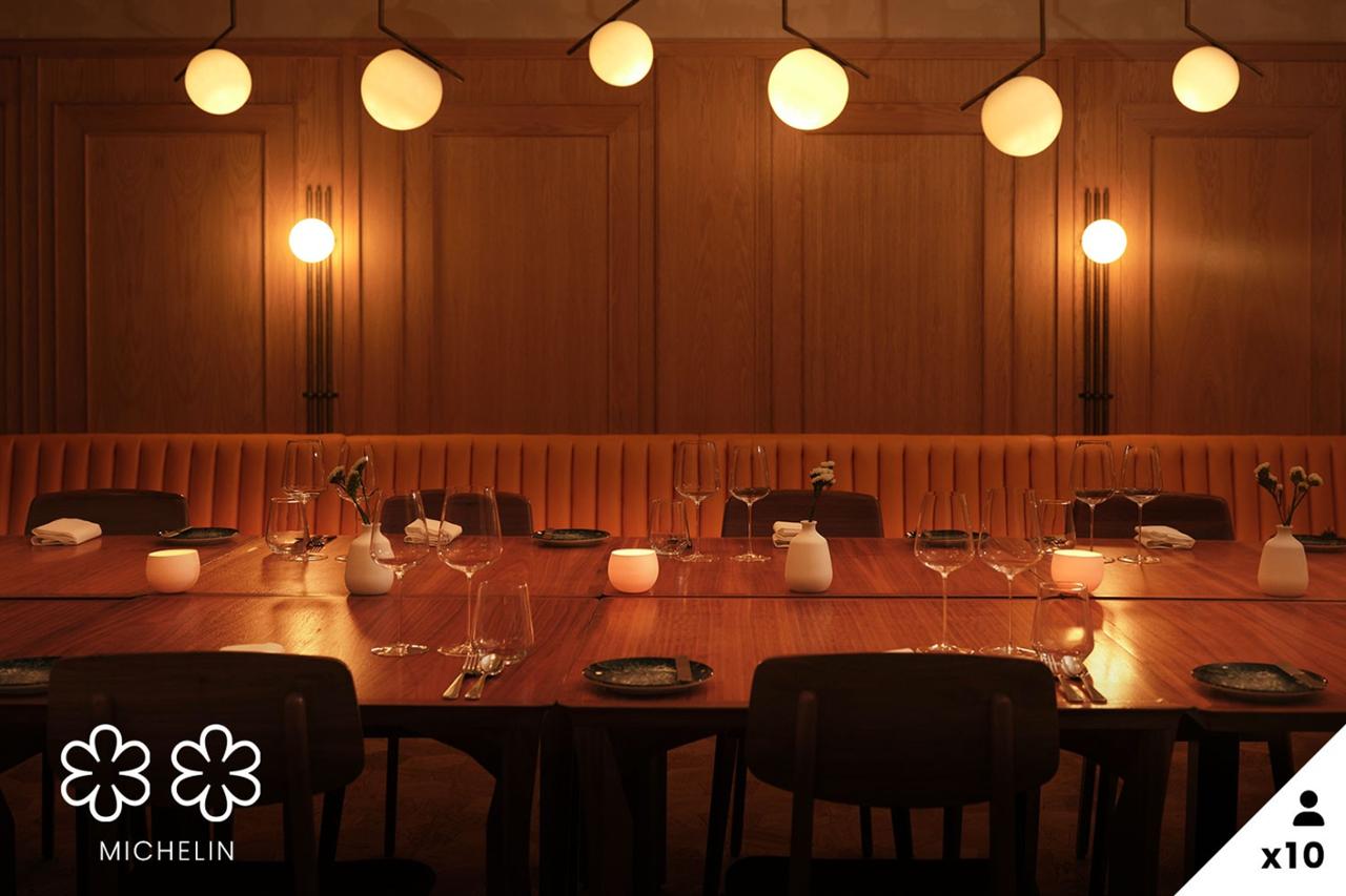 Private Dining for 10 guests at Two Michelinstarred Trivet, Lon