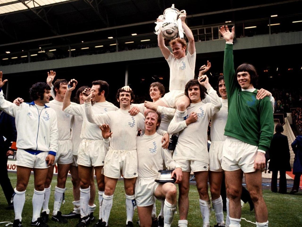 Leeds United FA Cup Winners 1972 Signed By 6 of The Winning Team