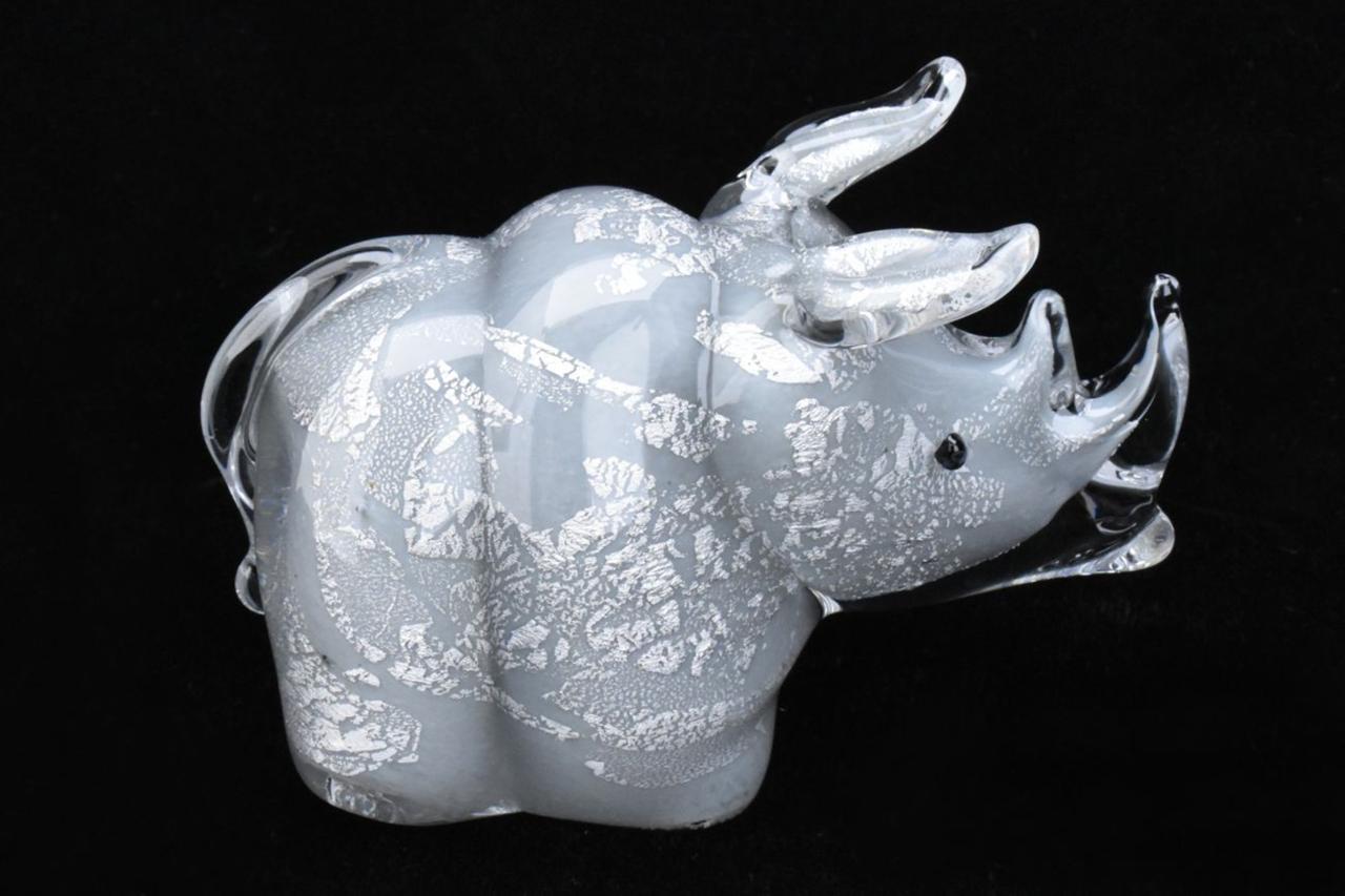 **Art Glass Rhino by Sculptglass** Powered by Givergy