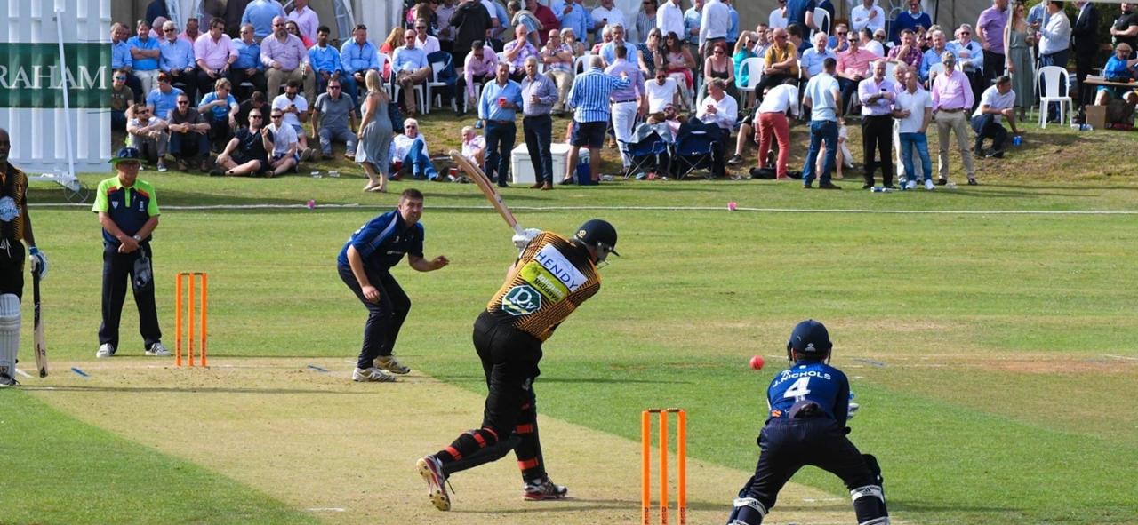 Lunch for two people and one to play for the Lashings World XI i ...